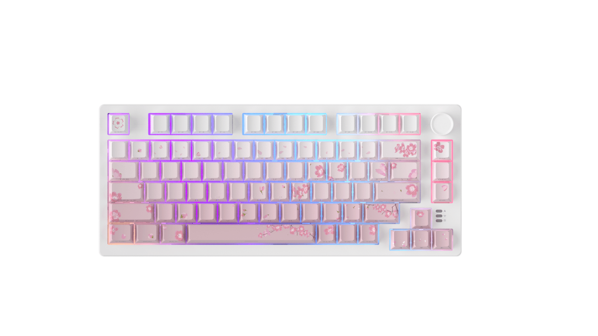 Bàn Phím Cơ DareU EK75 Pro Sakura Pink Dream Switch | Bàn Phím Cơ 75% Hot-Swap | Nexora Gaming