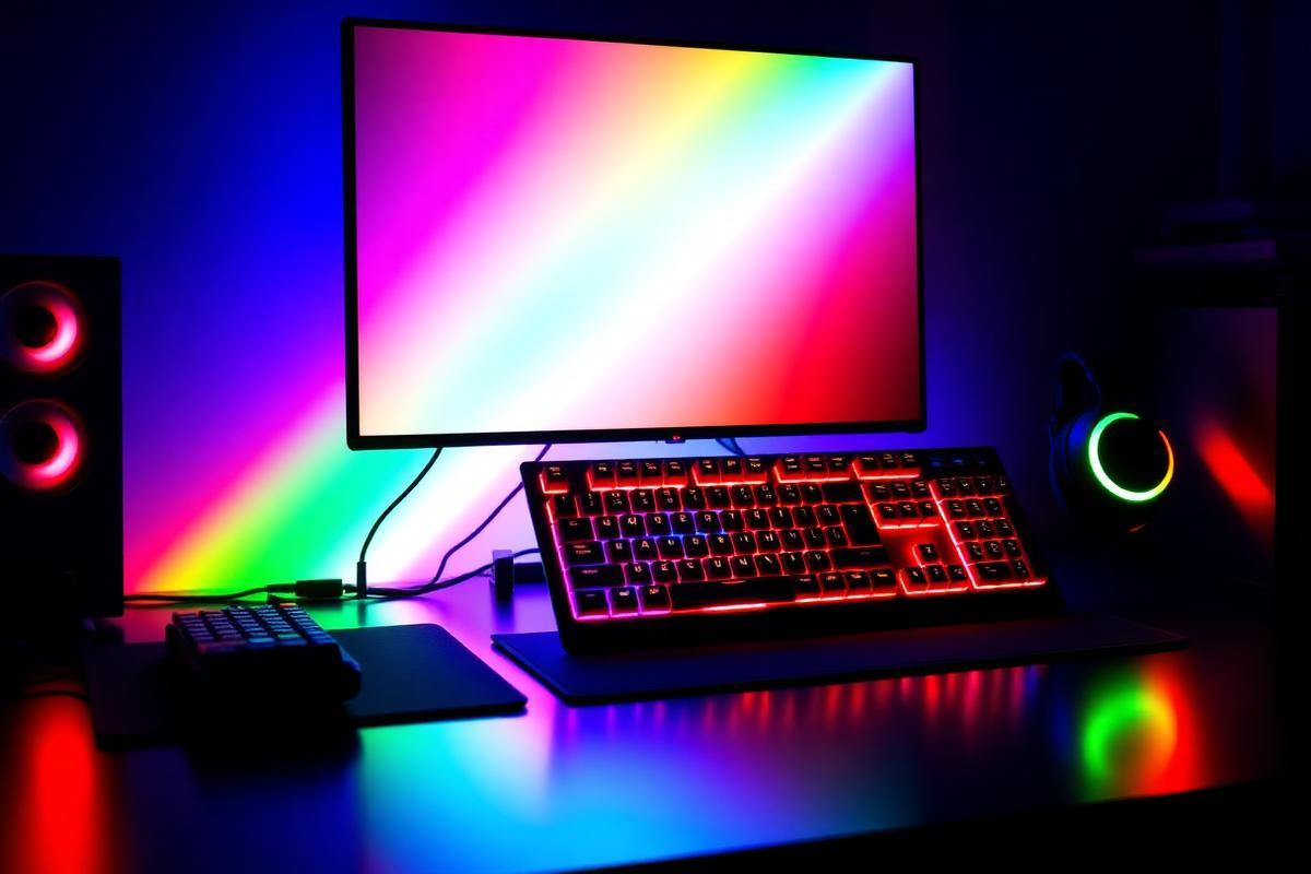 Full RGB Rush gaming combo